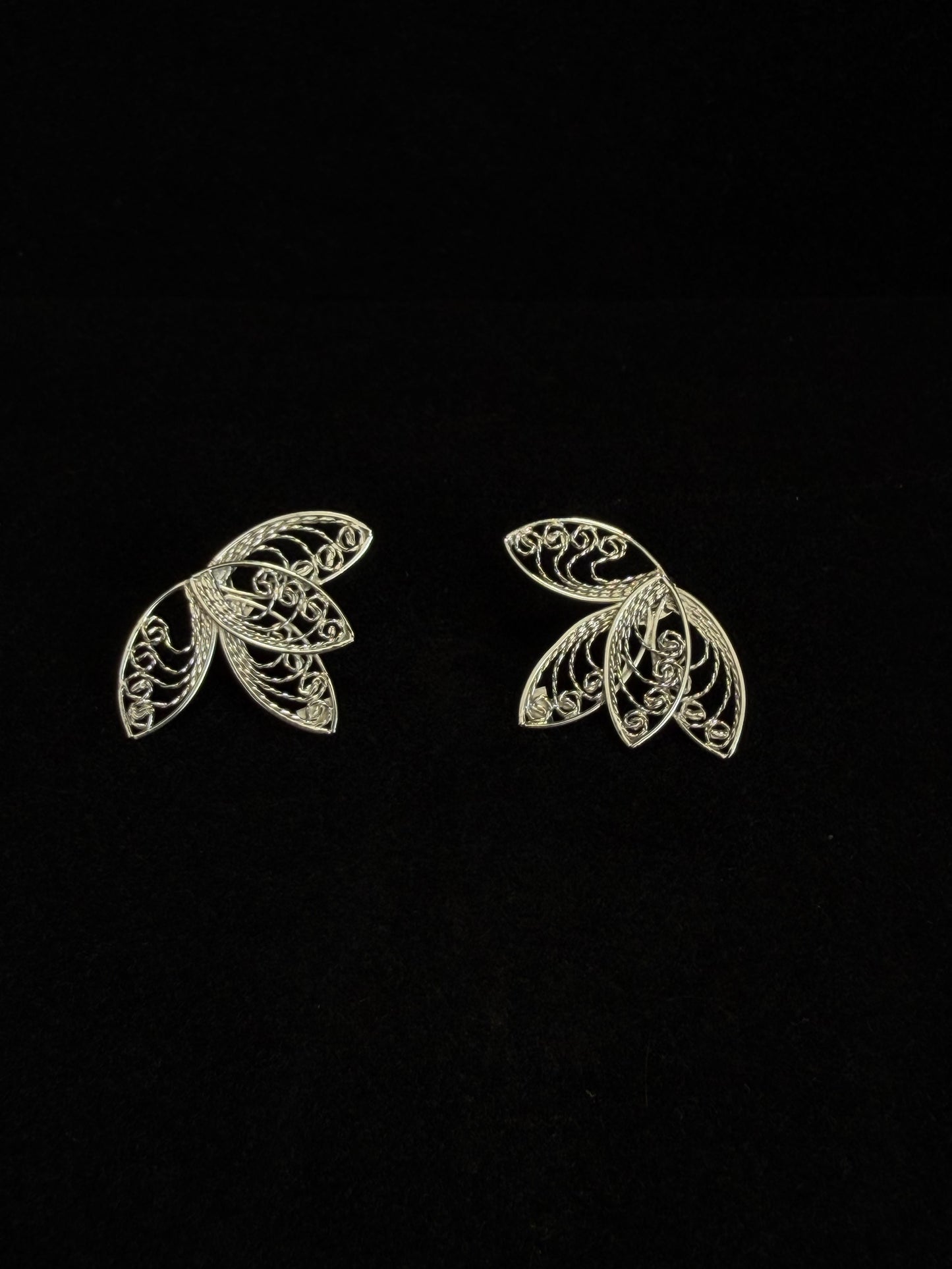 Aretes Filigrana Mariposa — Butterfly Filigree Sterling Silver Earrings | Taxco Mexico | 925 Origins