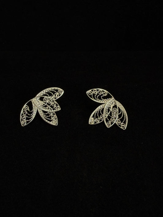 Aretes Filigrana Mariposa — Butterfly Filigree Sterling Silver Earrings | Taxco Mexico | 925 Origins